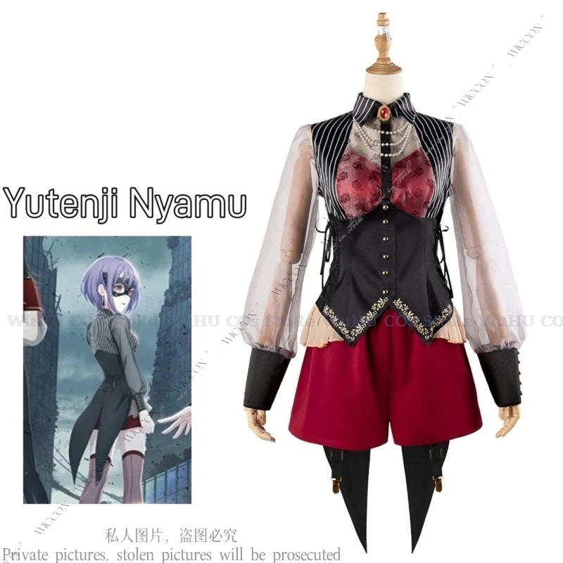 

Game BanG Dream! Ave Mujica Yutenji Nyamu Misumi Uika Yahata Umiri Wakaba Mutsumi Togawa Sakiko Cosplay Costume Women Party Suit