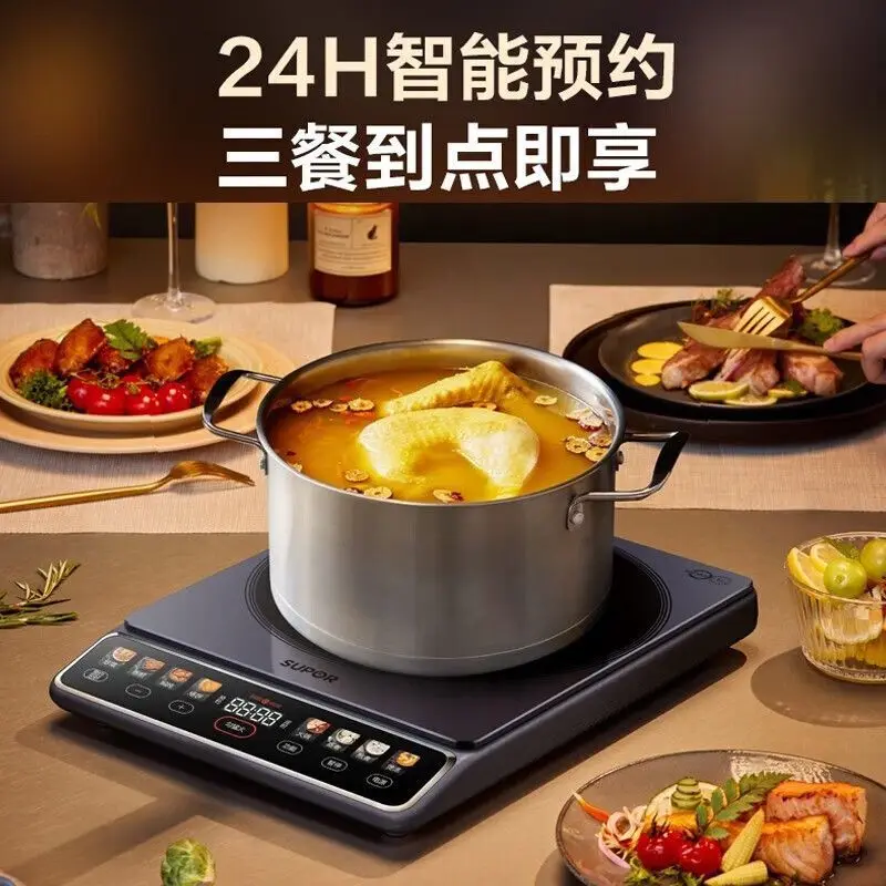 Induction Cooktop: Home Large Coil, Anti-Radiation, Noise Reduction with Timer & Color Display – Model C22-IA01