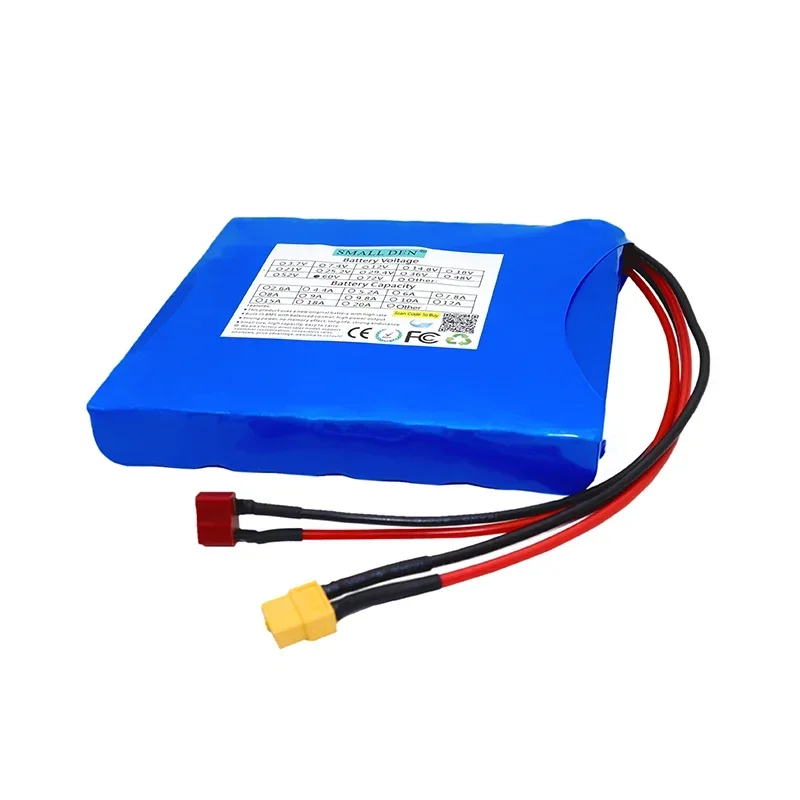 60V 2.2Ah 16S1P 18650 lithium battery pack 60V 2200mAh Rechargeable battery for self-balancing scooters and electric unicycles