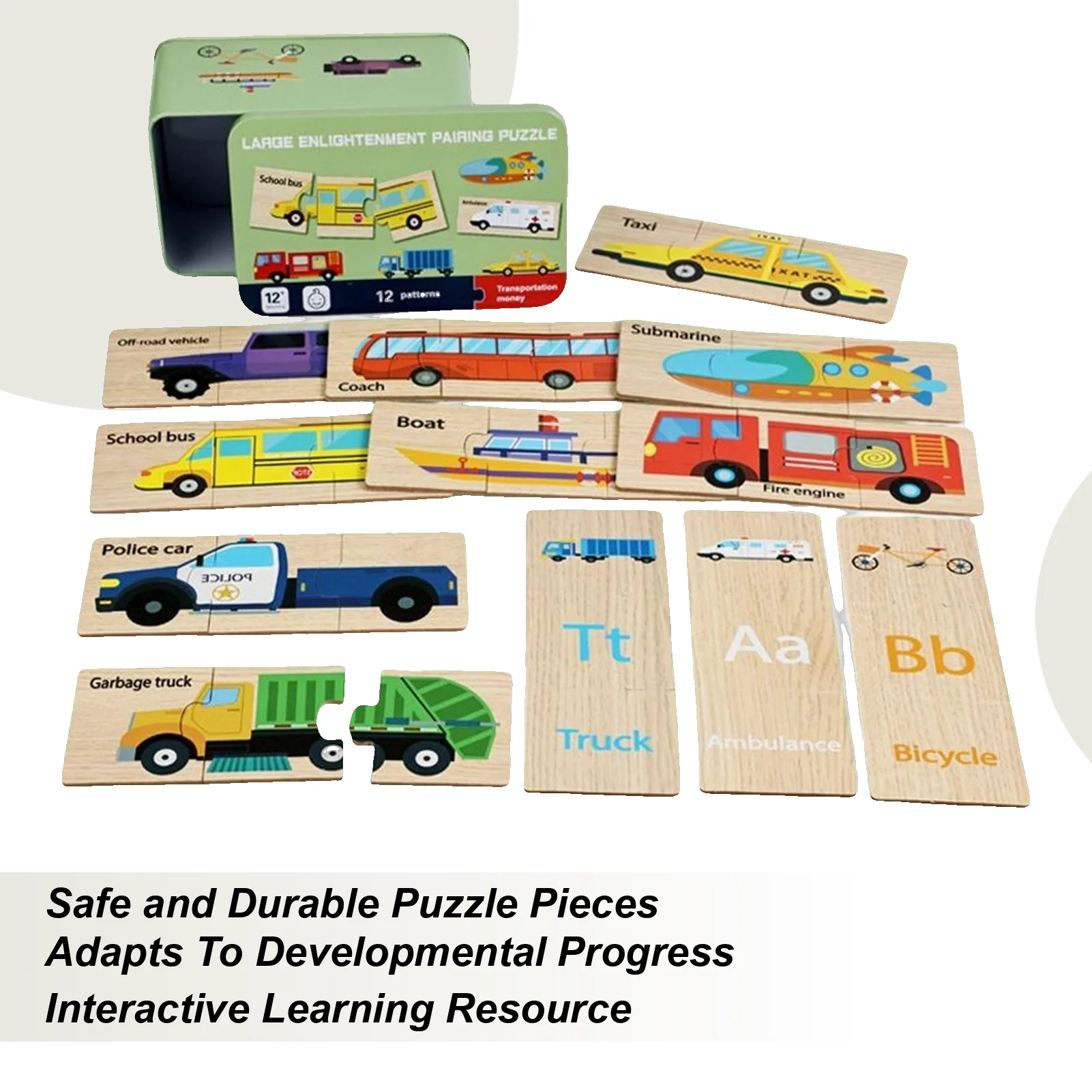 

Adult Puzzle Fun Interactive Logic Thinking Tabletop Toy Wood Jigsaw Puzzles For Youth Teens Home Traveling Schools Kindergarten