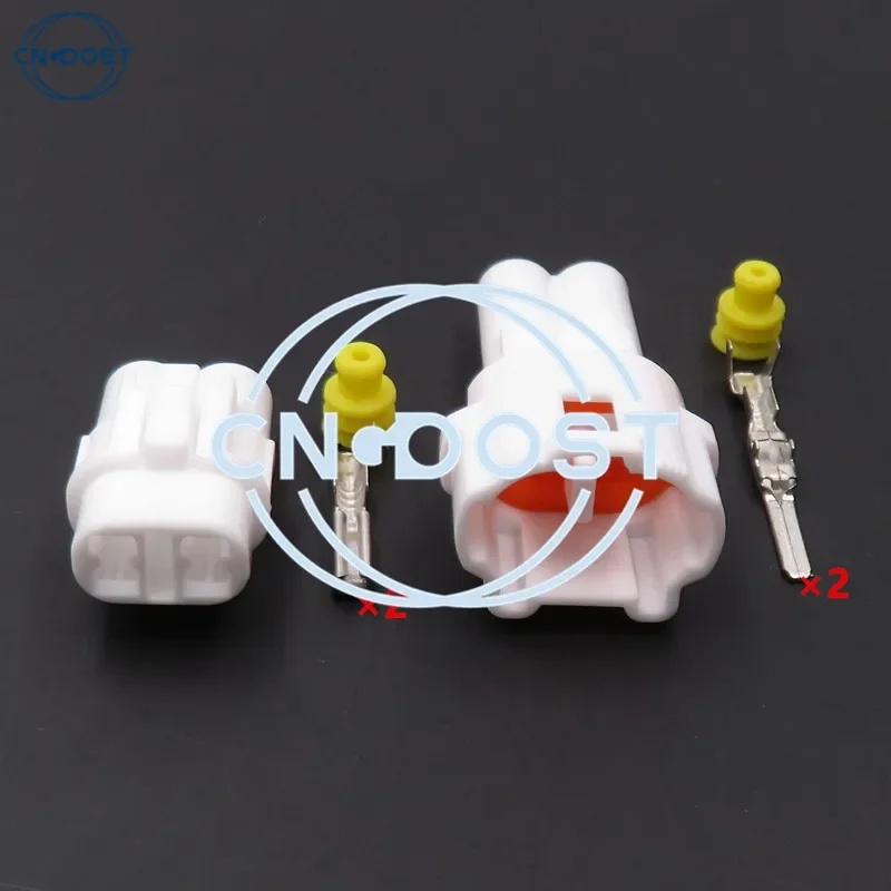 

1 комплект, 2-контактный 6180-2321 6187-2311 переменного тока в сборе MT, герметичная автомобильная розетка, автоматический водонепроницаемый женский и мужской разъем для Honda