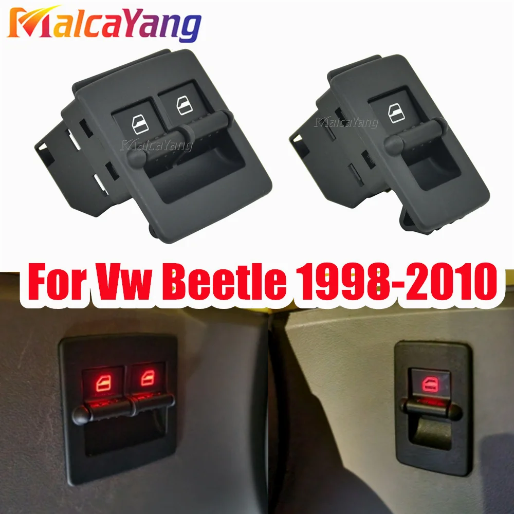 For Volkswagen Beetle 1998 1999 2000 2001 2002 2003 2004 - 2010 1C0959855 1C0959527 Electric Power Master Window Switch Button