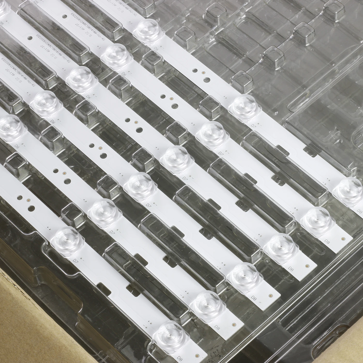 Tira de retroiluminación LED 8 lámparas para TV TCL 65" JL.D 65081330 -365AS-M_V03 65S421LCAA 4C-LB6508-PF02J 65S421 65S425TACA 65S4LEAA 65S425