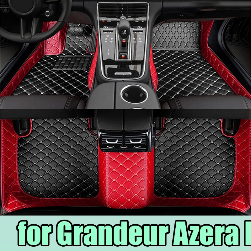 

Car Mats For Hyundai Grandeur Azera IG 2019~2022 Anti-dirt Pad Carpets Leather Floor Mat Rugs Pad Interior Parts Car Accessories