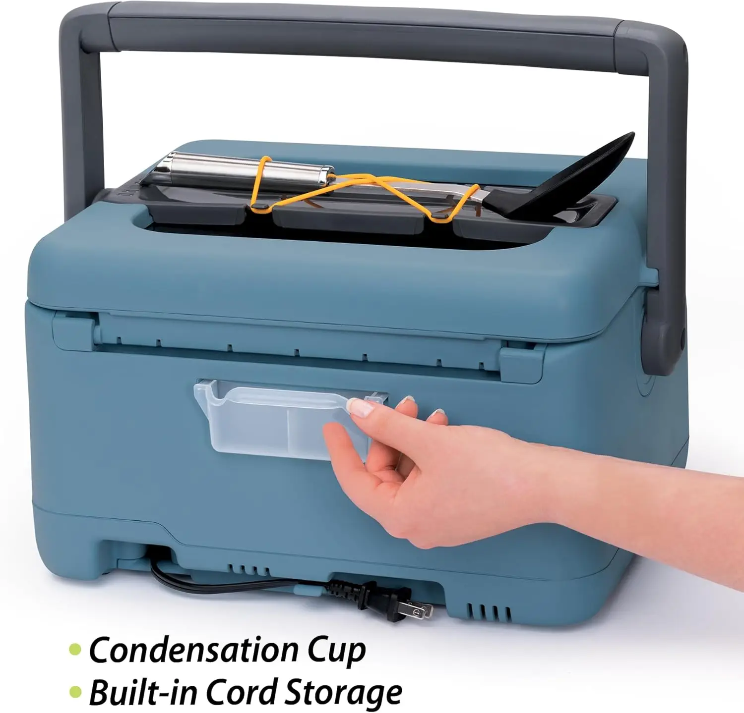 06017 طباخ Nomad السفر البطيء سعة 8 لتر، أزرق