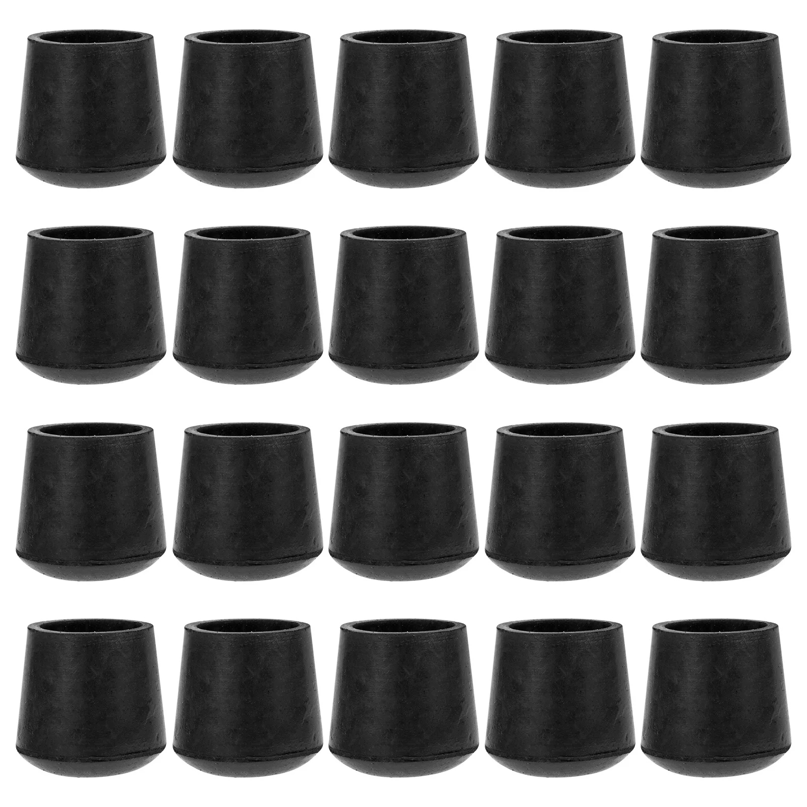 

20 шт. резиновые подушечки для ног, противоскользящие чехлы на ножки стула, износостойкие мебельные сменные колпачки для батута, уличные детали