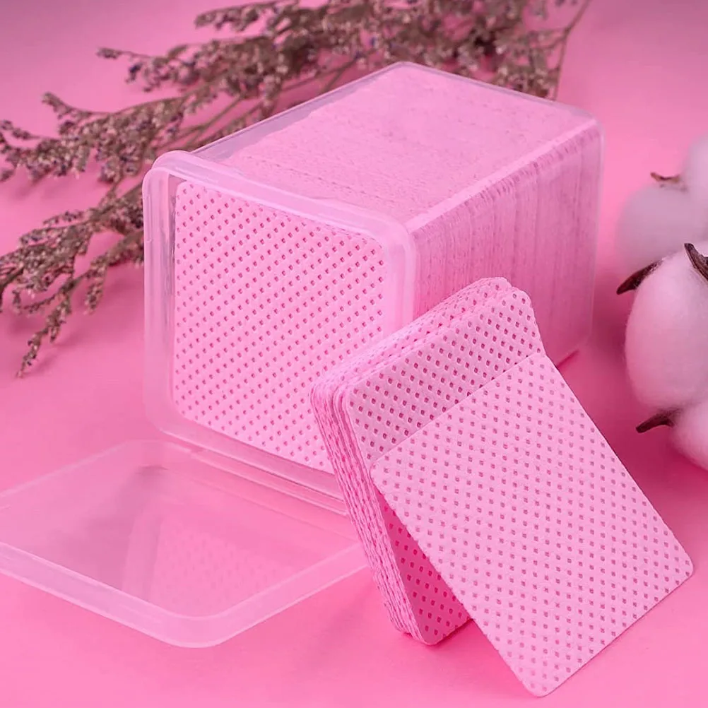 400 pçs cola de extensão de cílios toalhetes almofadas de limpeza para salão de beleza uso doméstico toalhetes de limpeza de cola suprimentos de extensão de cílios