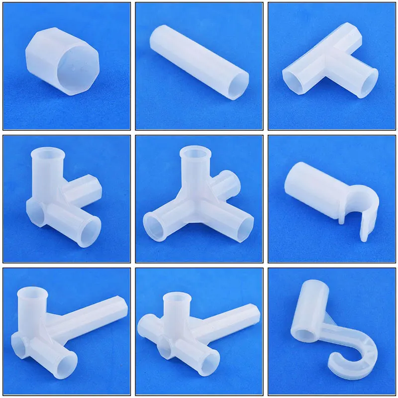 

2/5/10 шт., 12 мм, прямой тройник, четырехсторонний крючок, торцевая крышка, полка, крючок для гардероба, фитинги для палатки, полива сада, орошения, разъем «сделай сам»