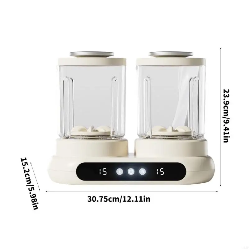 U1JEダブルコンパートメント洗濯機2L高効率独立バケットコントロール