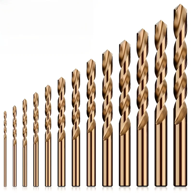 10-teiliges 5mm M35 Kobalt-Bohrerset, HSS-Spiralbohrer mit Aufbewahrungsbox für Edelstahl, Legierungsmetall & Holzbohrungen – Detail 2