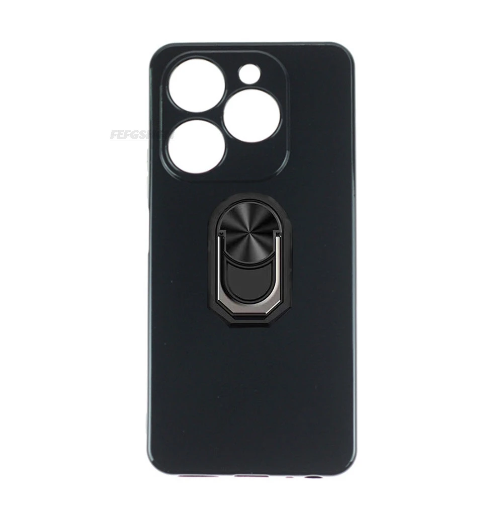 For Blackview Shark 9 5G 6.67" Back Finger Ring Soft TPU Silicone Case On For BlackviewShark9 Shark 9 Phone Cover