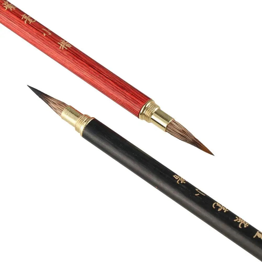

Calligraphy Brush Art Paint Brush Chinese Brushes Oil Painting Chinese Calligraphy Brush Wolf Hair Wooden Handle