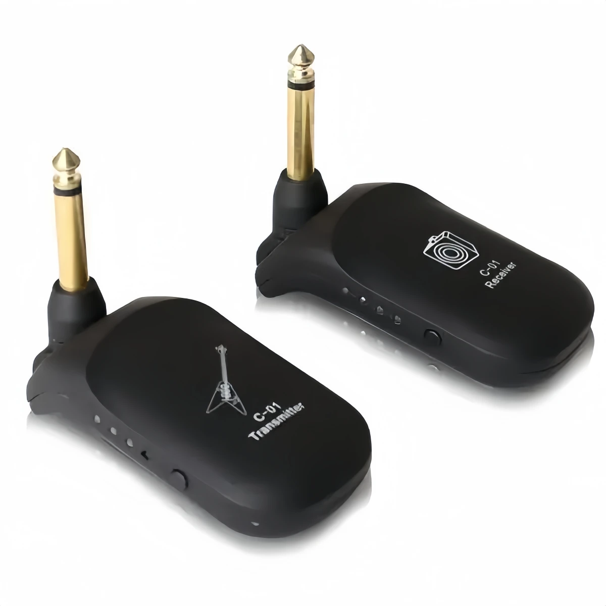 

Беспроводная гитарная система Miwayer C-01 со встроенными каналами, передатчиком и приемником для электрогитары, бас-гитары, скрипки. Пара для сцены и живых выступлений.