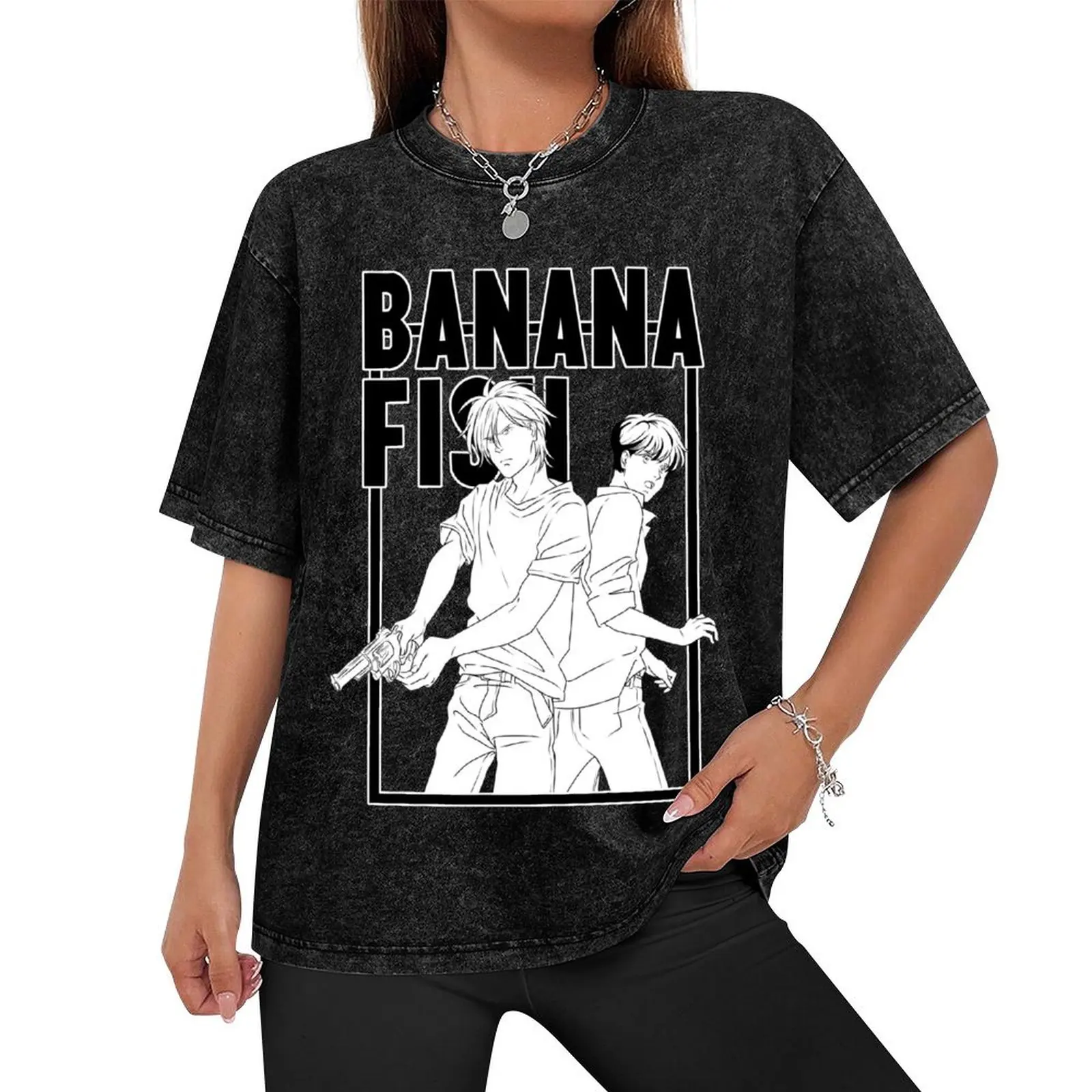 BANANA FISH T-Shirt graphic t shirts customs anime t shirts heavy weight t shirts for men