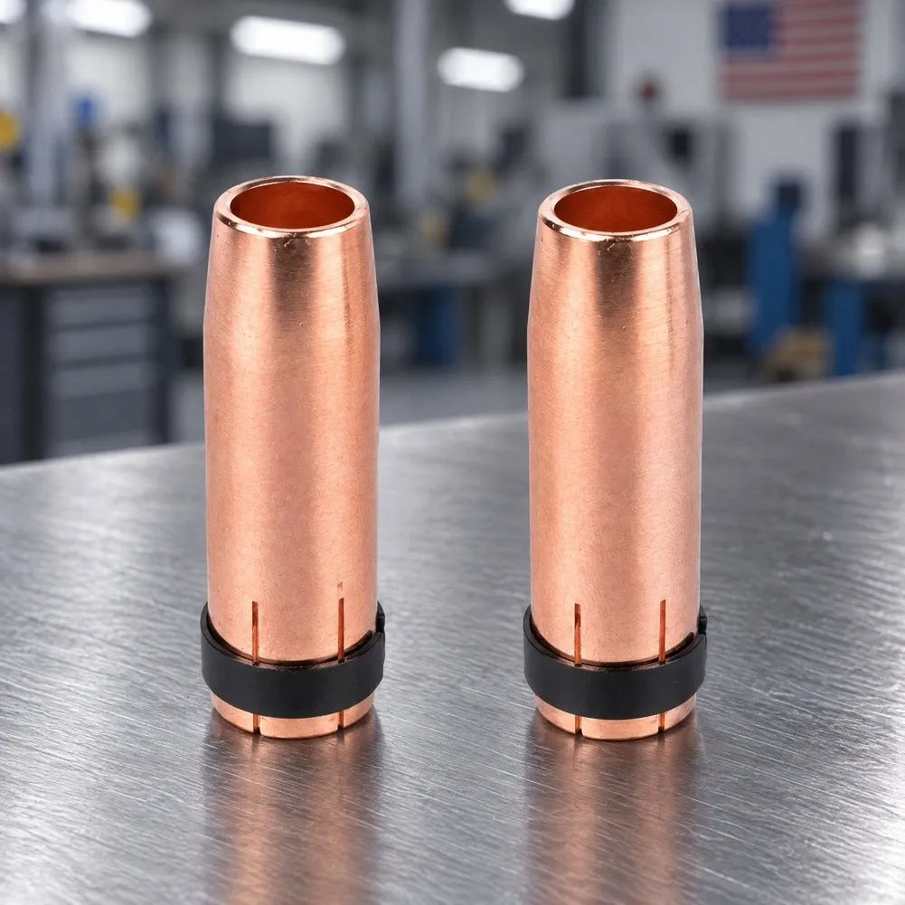 2Pcs Water Cool Welding Head Protective Cover Gas Metal Welding Spare Sleeve For Metal Welding Equipment Maintenance Tool Parts