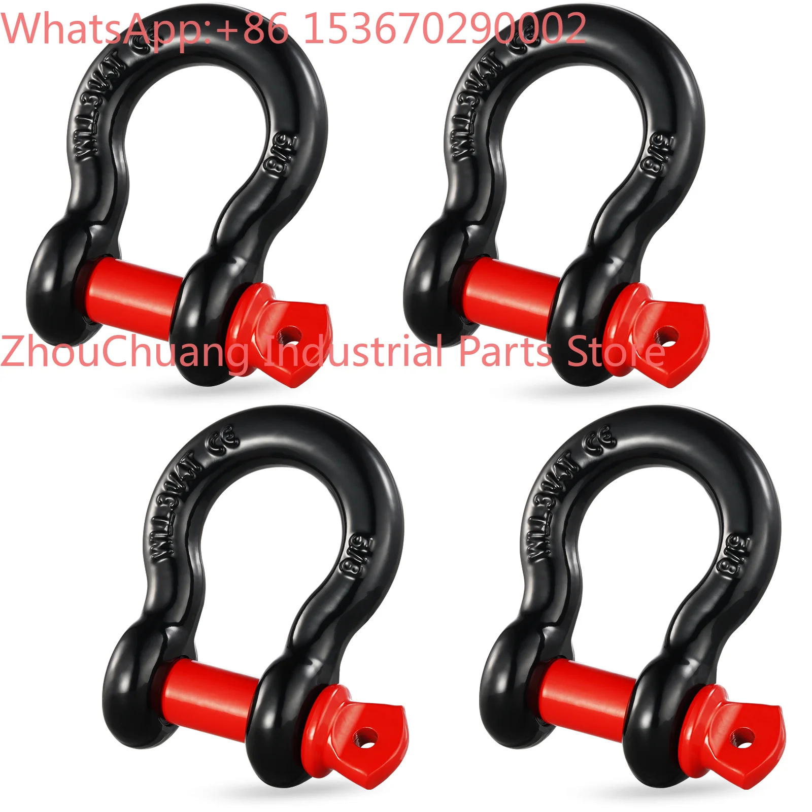 D Ring Shackle 3/4 - 4개 5/8인치 D링 섀클 8톤 13톤