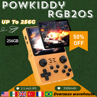 POWKIDDY RGB20S Handheld Game Console Retro 3.5-Inch 4:3 IPS Screen RK3326 Double Joystick Open Source System Children's Gifts