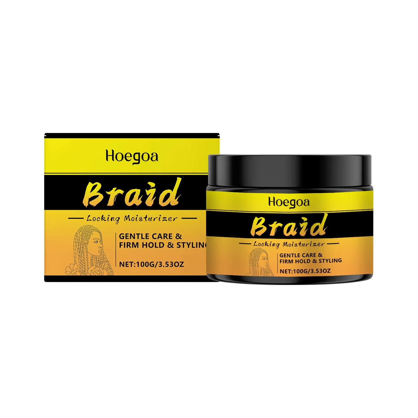 Braid Styling Gel Anti Frizzy Smoothing Long Lasting Professional Styling Hair Gel Non Greasy Fixed Fluffy Shaping Hair Wax Gel