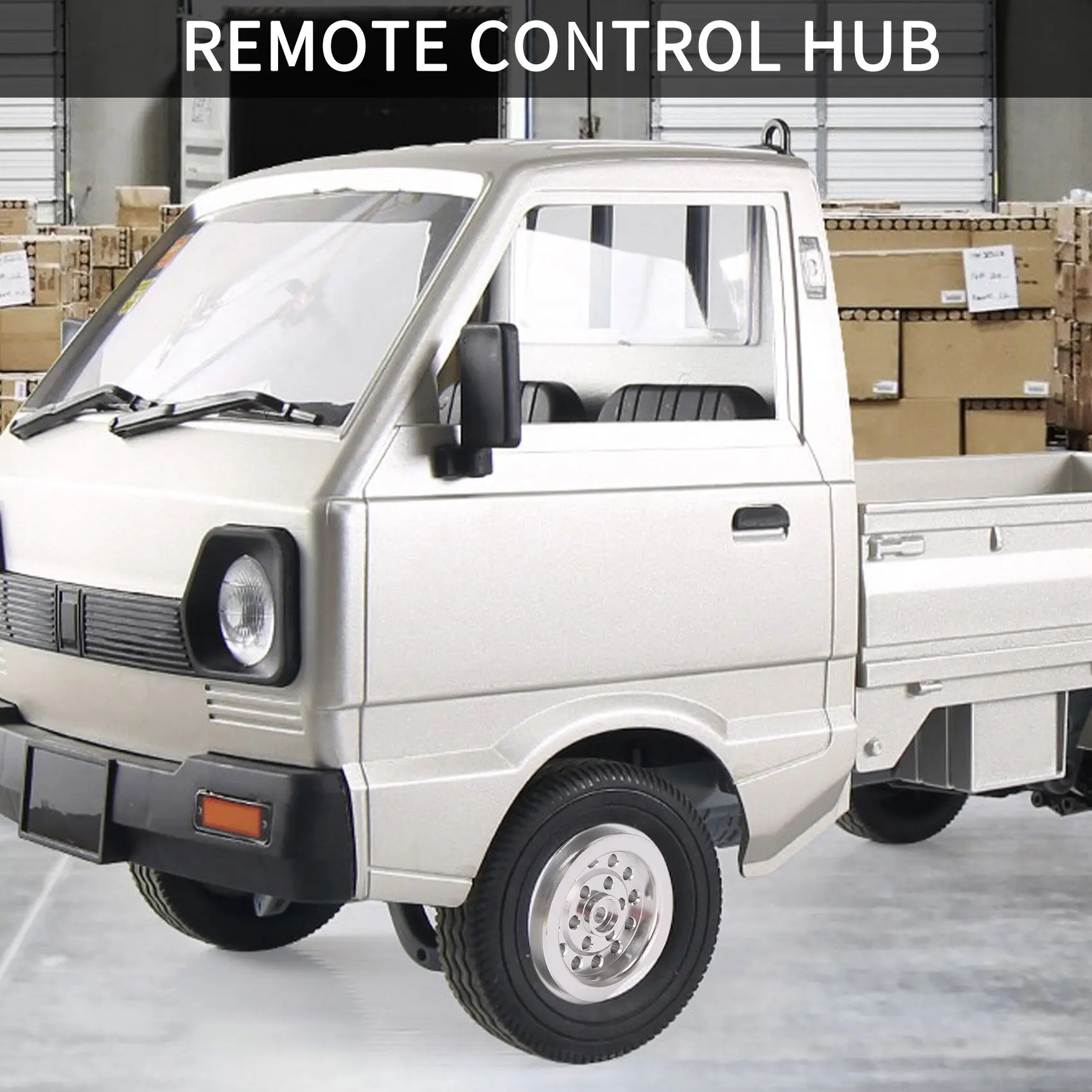 

ABJA-For WPL D12 B24 B16 B36 C14 C24 MN MN99S Q60 Q65 RC Car Upgrade Parts Metal Wheel Rim Hub Spare Accessories