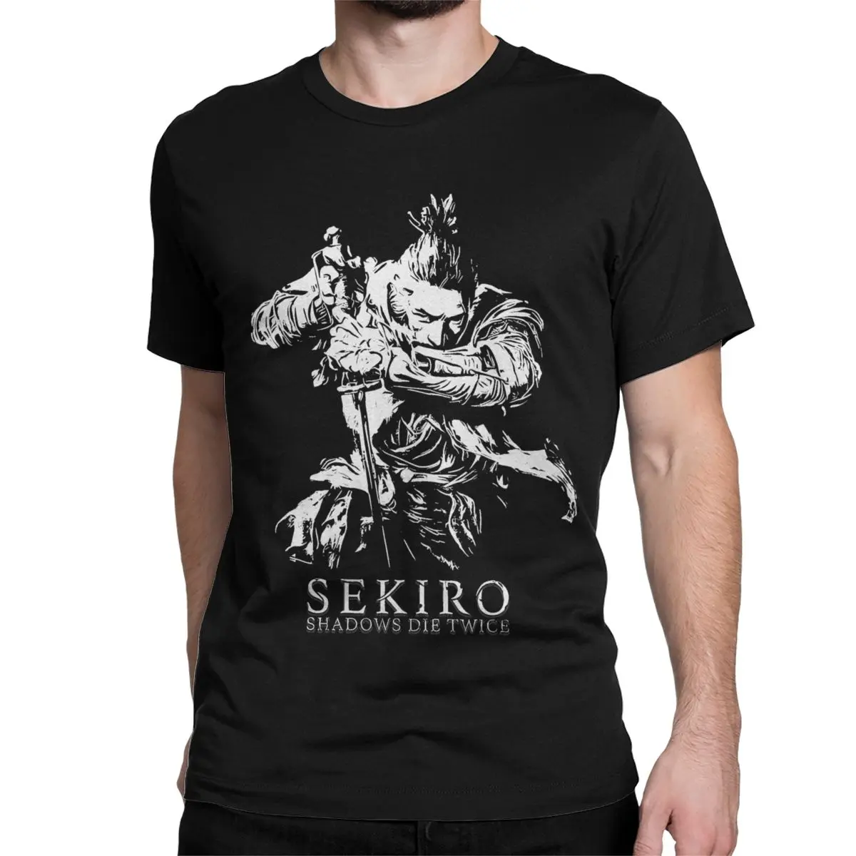 Men Women GROUND The One Armed Wolf Game T Shirt Sekiro: Shadows Die Twice Cotton Short Sleeve Tee Shirt 4XL 5XL 6XL T-Shirts