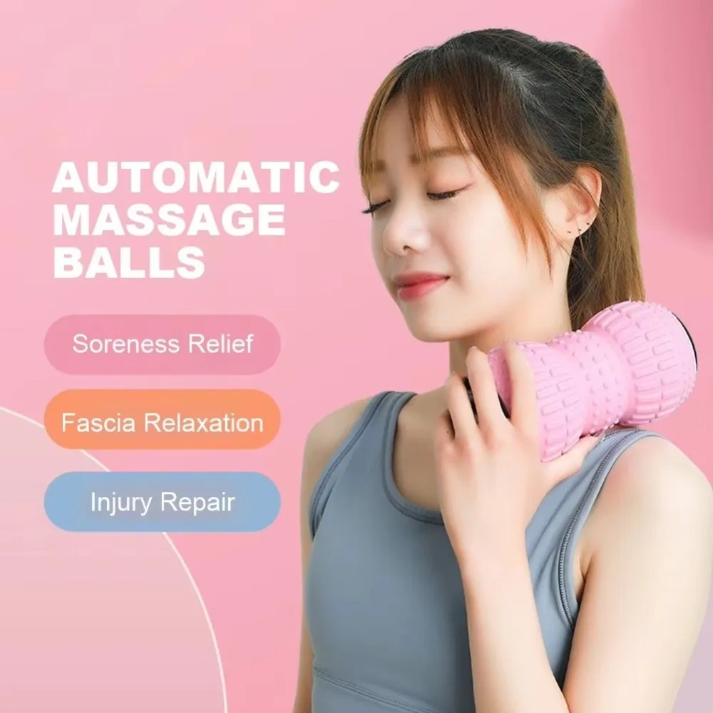 

Силиконовый вибрационный массажный мяч с арахисом, перезаряжаемый через USB маленький мяч для йоги, фасции, облегчение боли в мышцах, оборудование для фитнеса