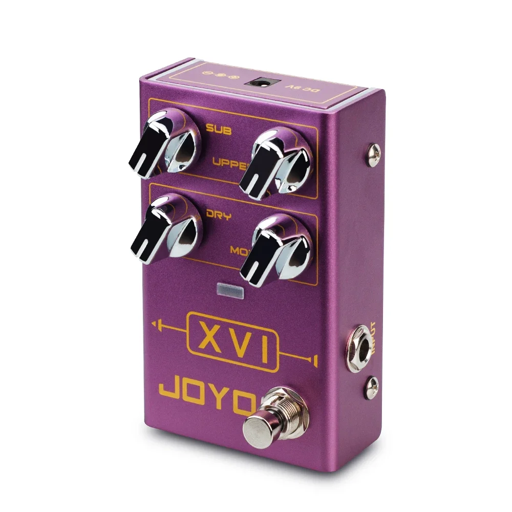 JOYO R-13 XVI Octave Effects Pedal Independent Octave-up Octave-down Adjusting with MOD Effects for Electric Guitar Bass