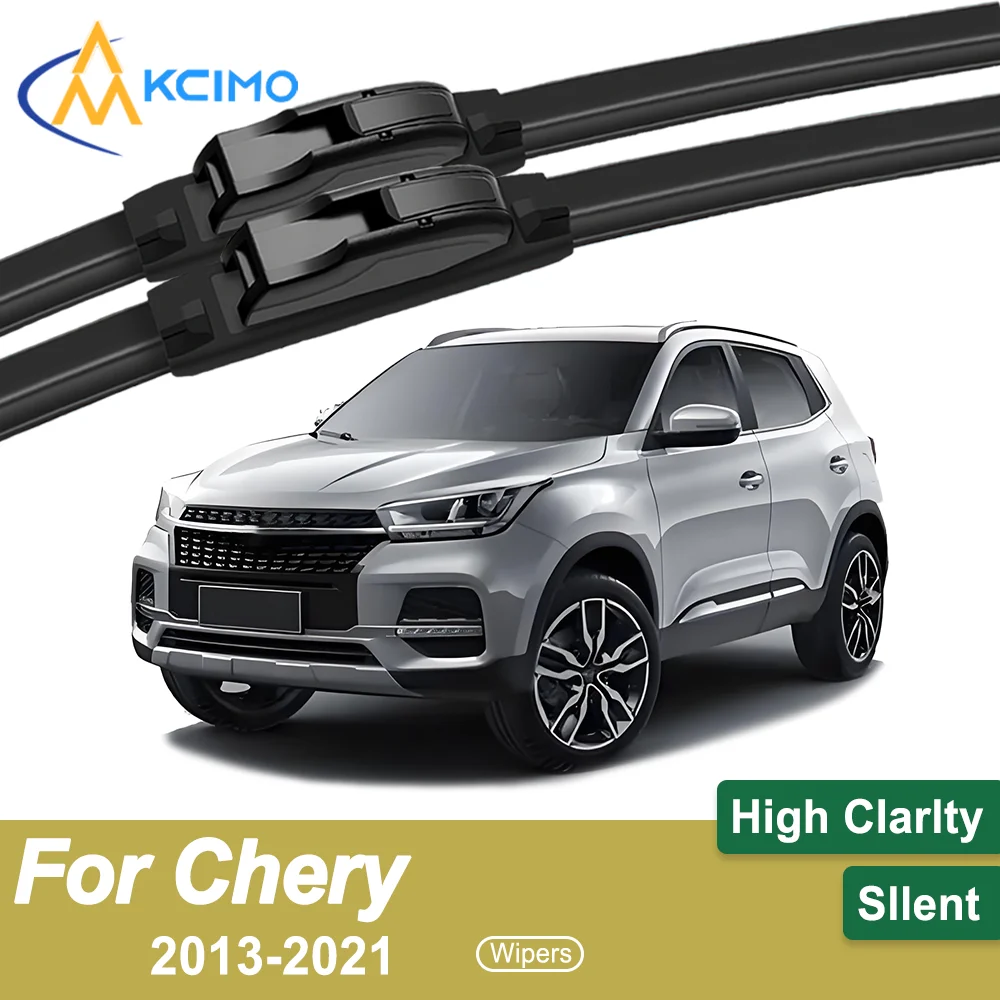 

Premium Rubber Durable Silent Windshield Wiper Blades 2pcs for Chery Tiggo 5 2013-2021 Front Wiper Blades Set