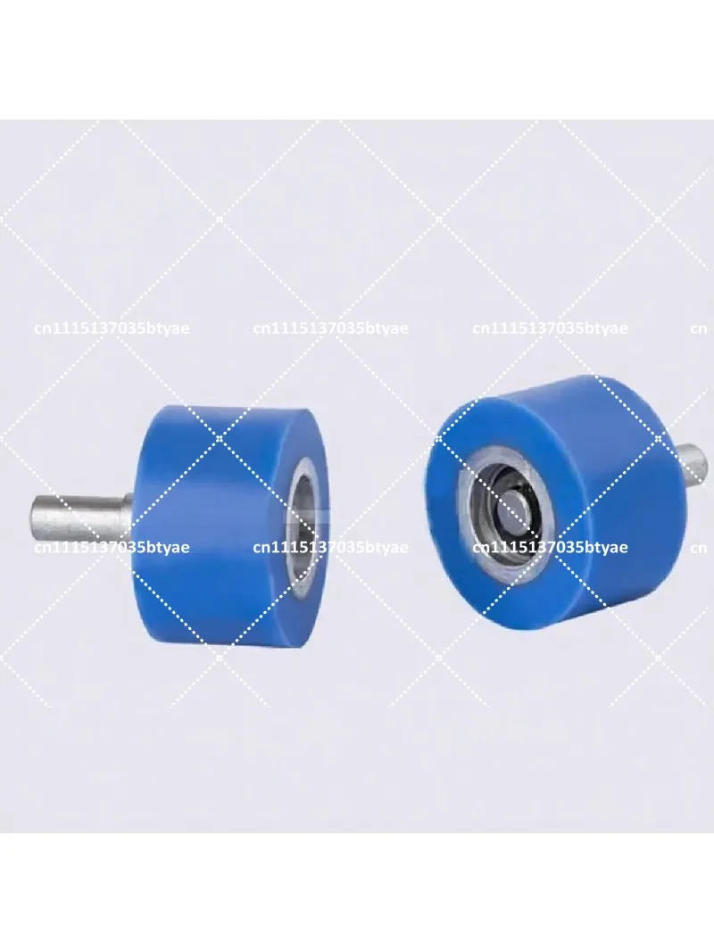 2PCS Polyurethane Roller on Support for Mold Wrapping Line, Woodworking Machinery Parts