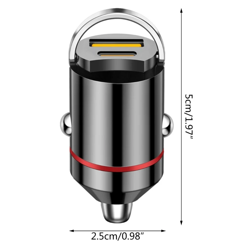 Universal 2 Port USB Typ C 12V 24V Auto Steckdose Zigarettenanzünder Adapter Ladegeräte