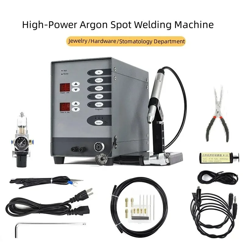 Stainless Steel Spot Laser welder Jewelry Spot Welding Machine  Argon Arc Spot Welder for Gold Silver Eyeglass Repair