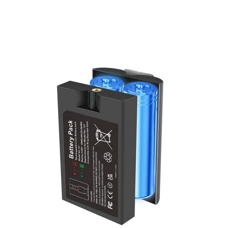 7.2V 6040mAh Battery + Charger for Ring Doorbell 2/3/4 Doorbell Camera Ring Battery Charger V4