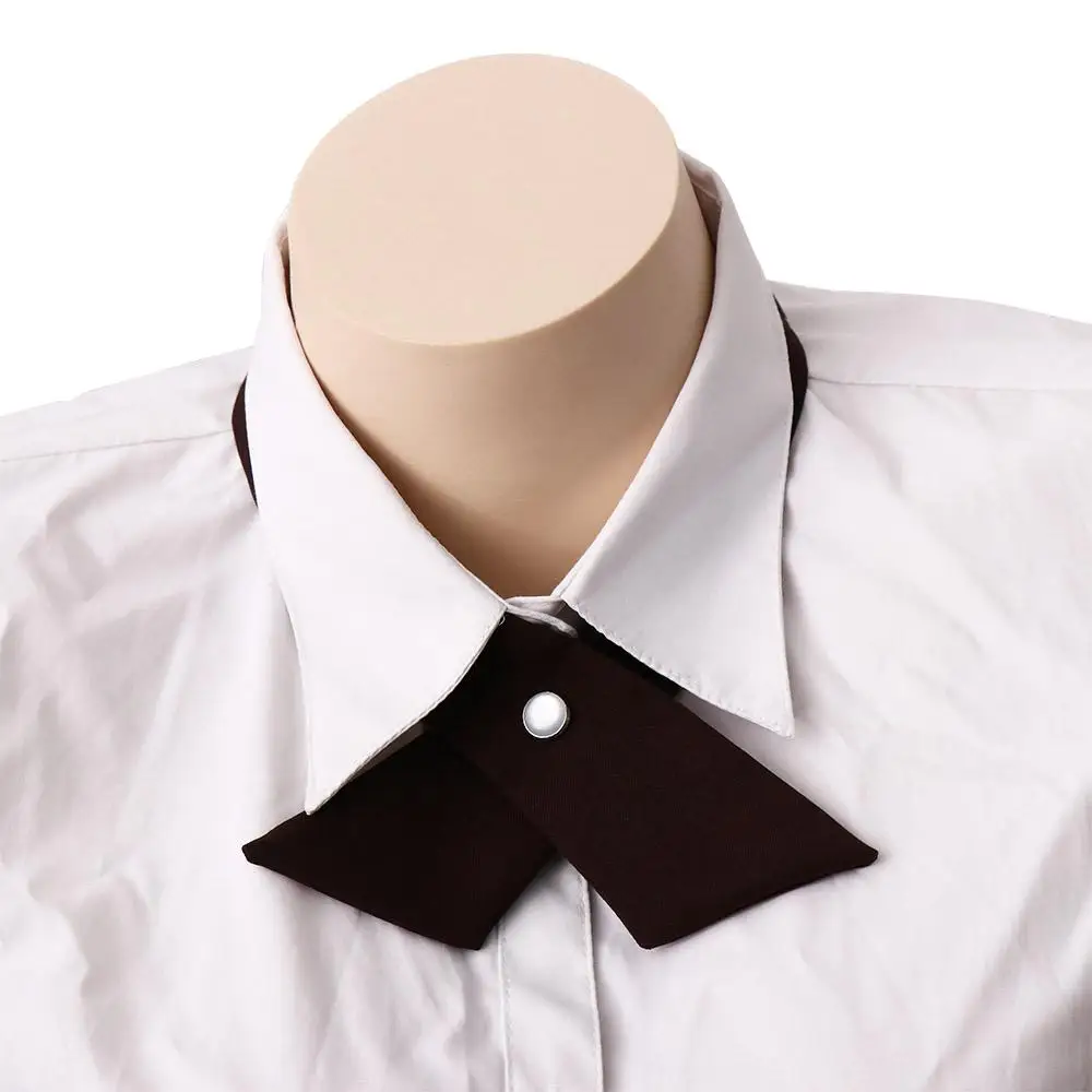 Uniforme de mariage JK avec nœud papillon pour costume scolaire, cravate solide, cravate Craings.com, nœud croisé, document mignon