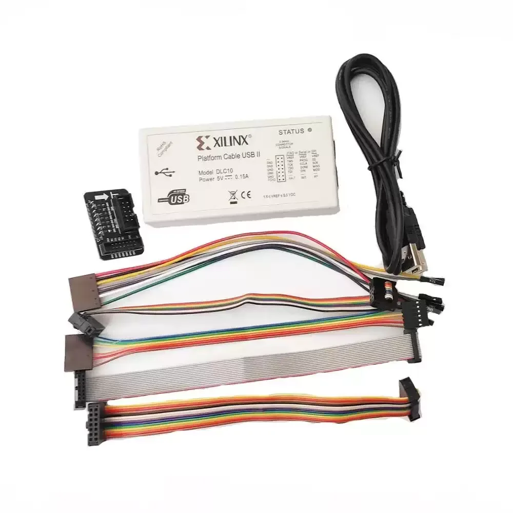 DLC10 Platform Cable USB Download Cable Compatible Xilinx FPGA Debugger Emulator DLC9LP JTAG Programmer Programming Downloader L