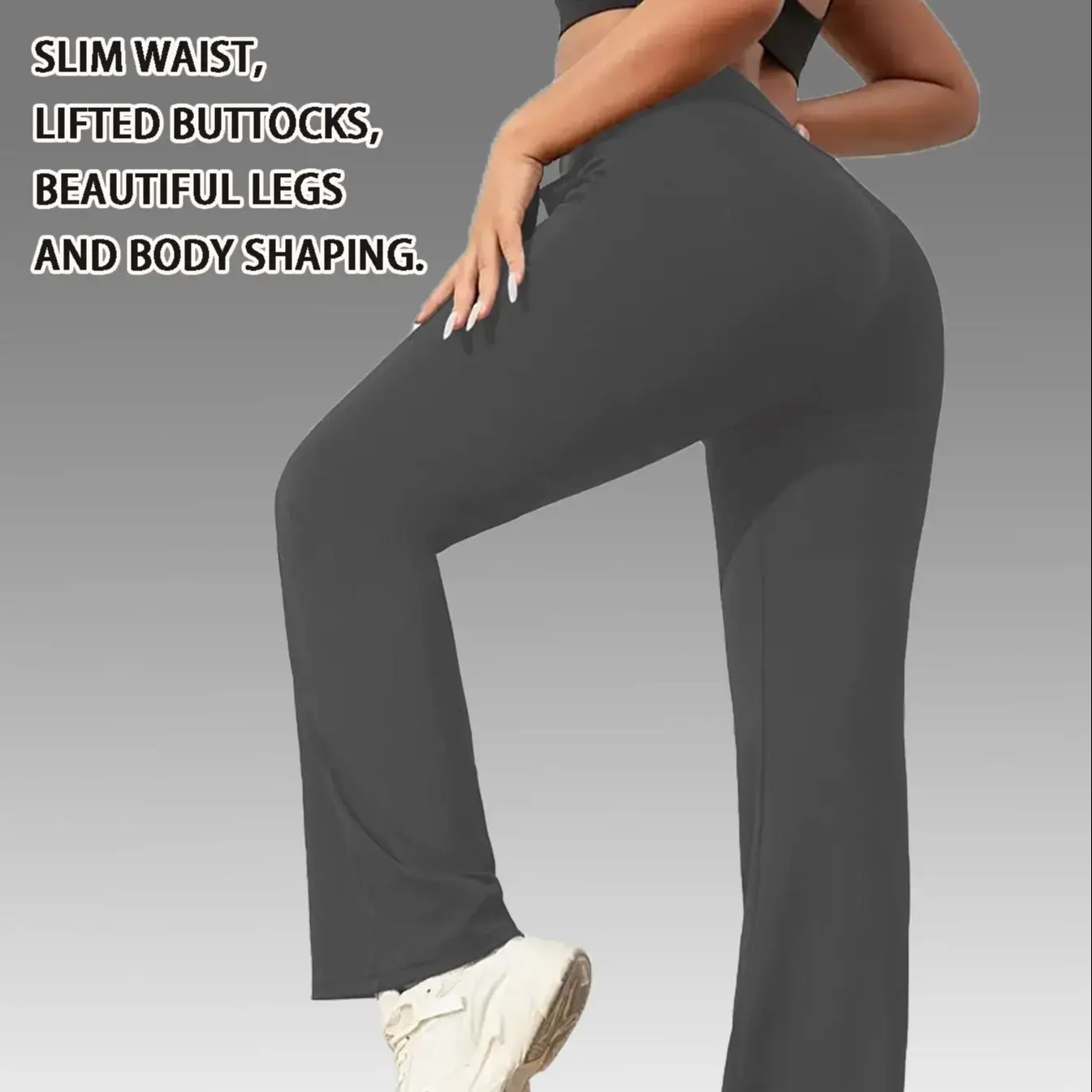 【3点セット】女性に人気のフレアパンツ、ヒップアップ効果のあるスリムスポーツヨガパンツ、ポケット付きのトリコロールコンビネーション