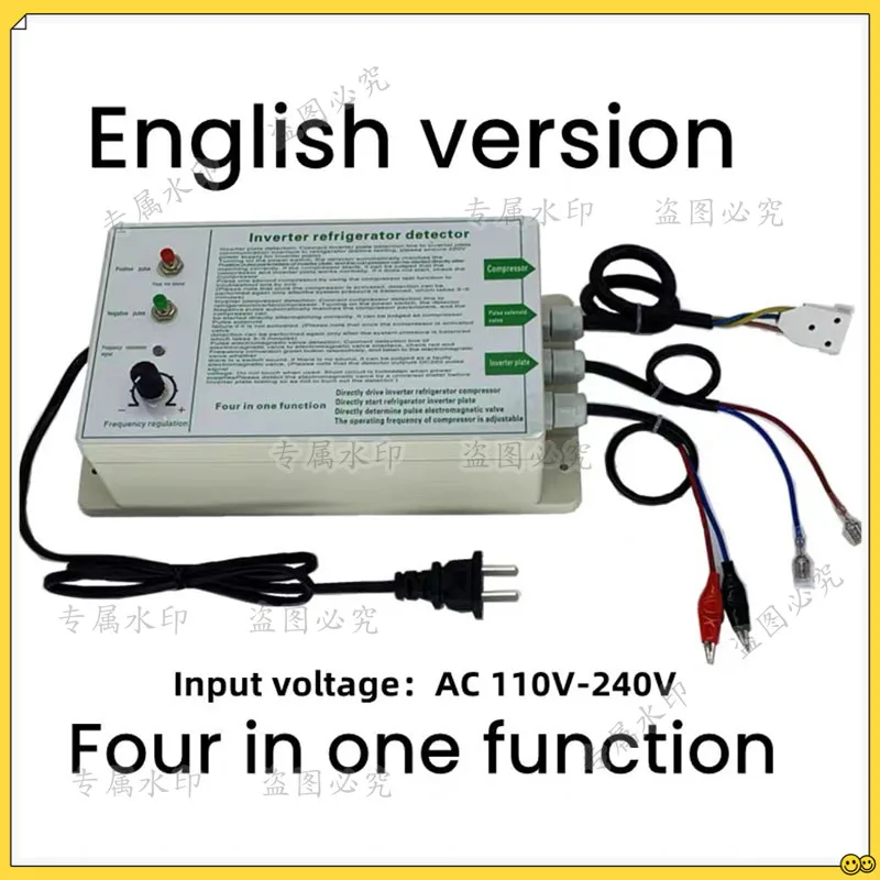

110V-240V Refrigerator inverter board compressor solenoid valve fan damper electric valve tester fault tool English version
