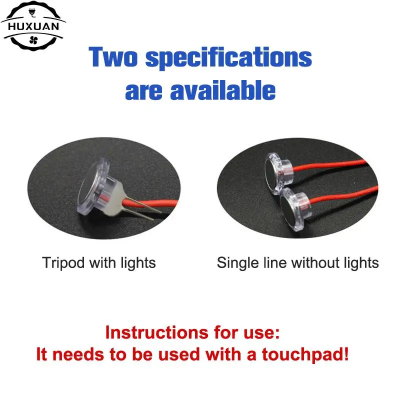 10mm Touch Switch DC 5V LED Strip Switch Button ON OFF Dimmer Touch Sensor Stepless Dimming Electric Switches For House