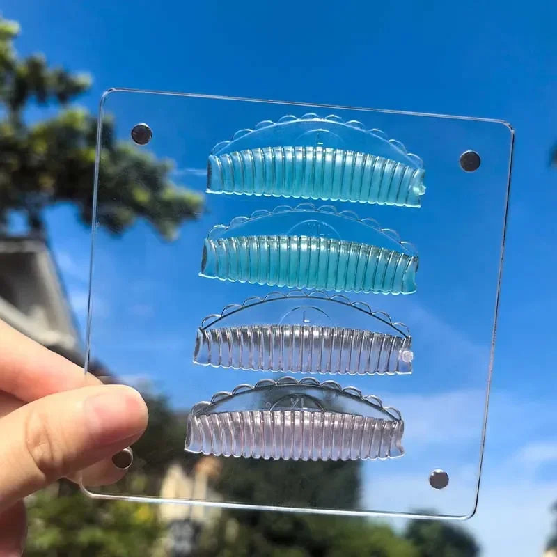 4 Pairs Reusable Silicone 3D Eyelash Perming lamination Pad Lash Lifting Rods Kit 3D Lashes Extension Curler Applicator Tools