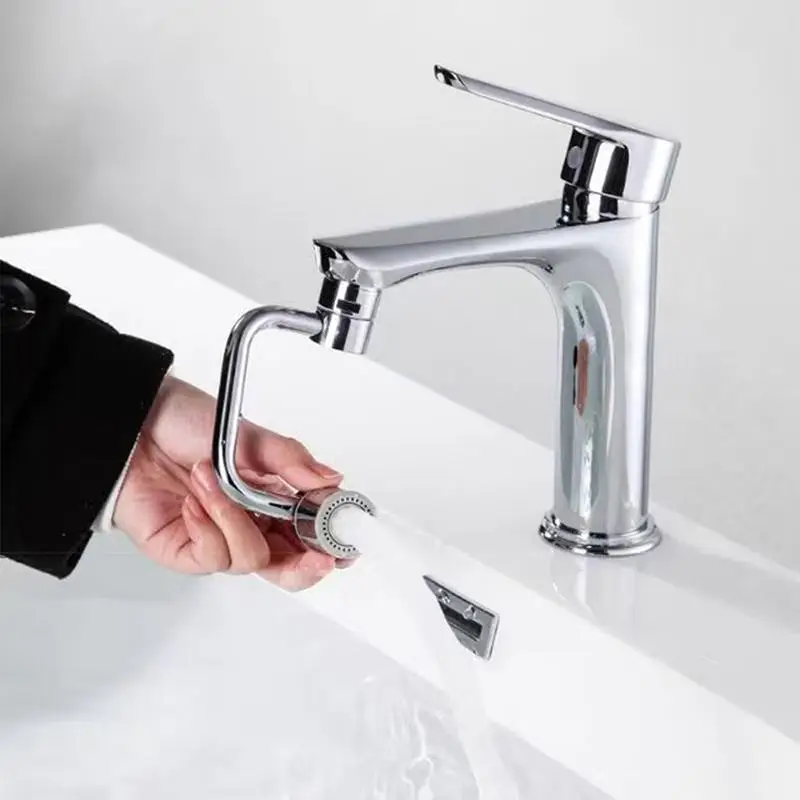 1080 Degree Faucet Extender Rotatable Sink Tap Sprayer Smart Water Saving Adapter for Kitchen Bathroom Basin
