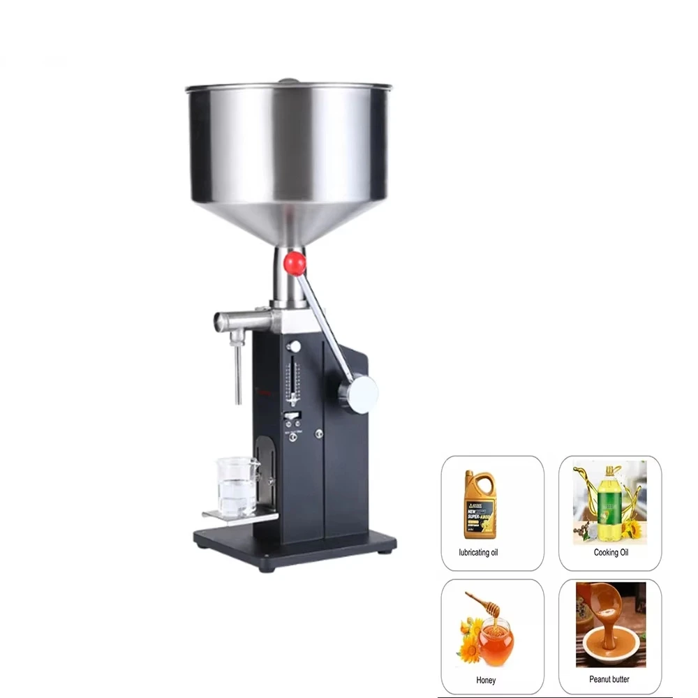 

Durable manual Filler A03 Full Pneumatic 5-50ml Small Scale Pedal Paste Filling Machine for Lip Gloss Liquid