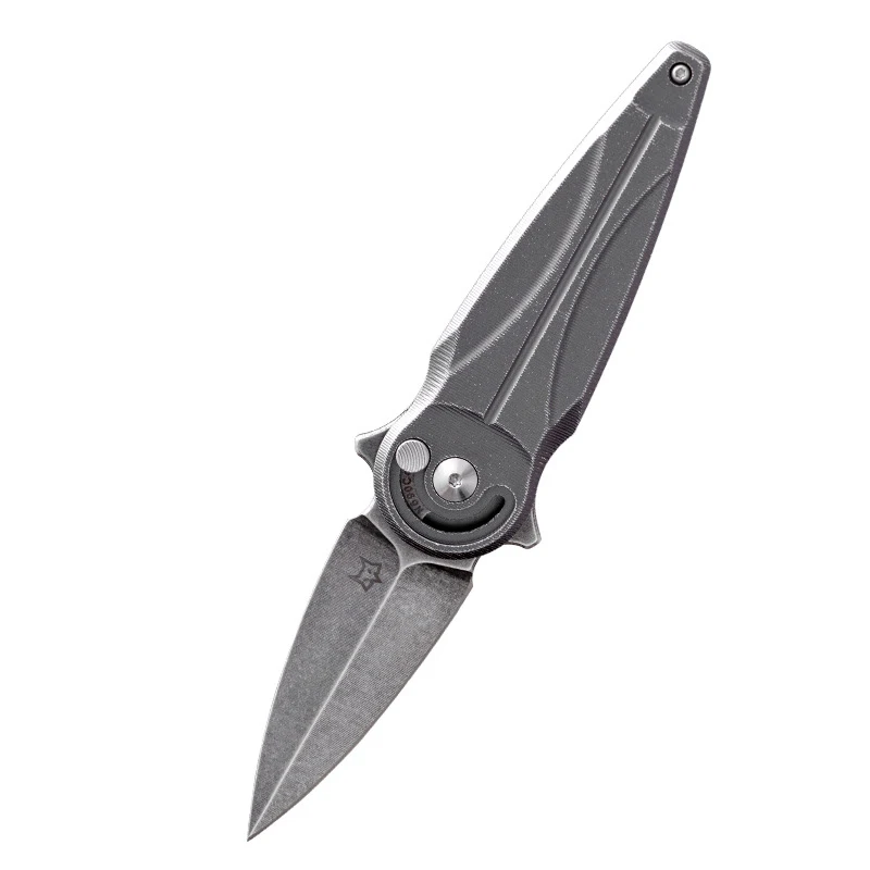 Outdoor camping folding knife, N690CO steel high hardness sharp knife, high-quality folding knife rotary knife, self-defense kni