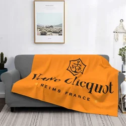 Comfort Veuve Clicquots Champagne Blanket Accessories Sofa Decorative Throw Blanket Super Soft  for Travel 150x220cm  59x87in