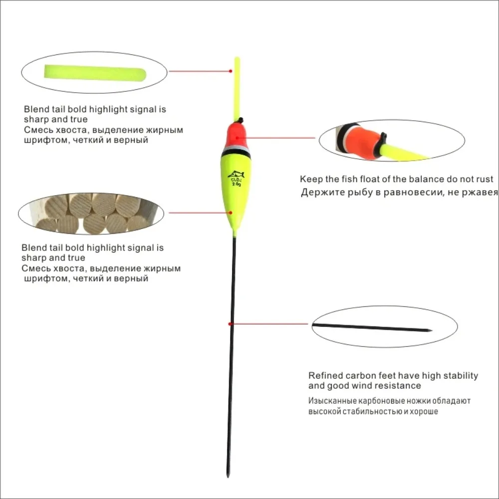 Topline Tackle 10PCS/Lot Fishing Floats All Waggler Buoy Bobbers Fish Barguzinsky Fir Floats Tackle Carp Pesca Boya Acesorios