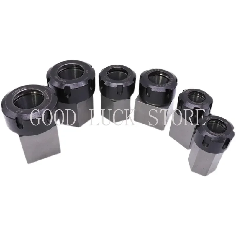 ER40 ER32 ER25 Square Collet Chuck Holder  Block for Lathe Engraving Machine Spring Chuck Collet Holder Hex ER32 ER40