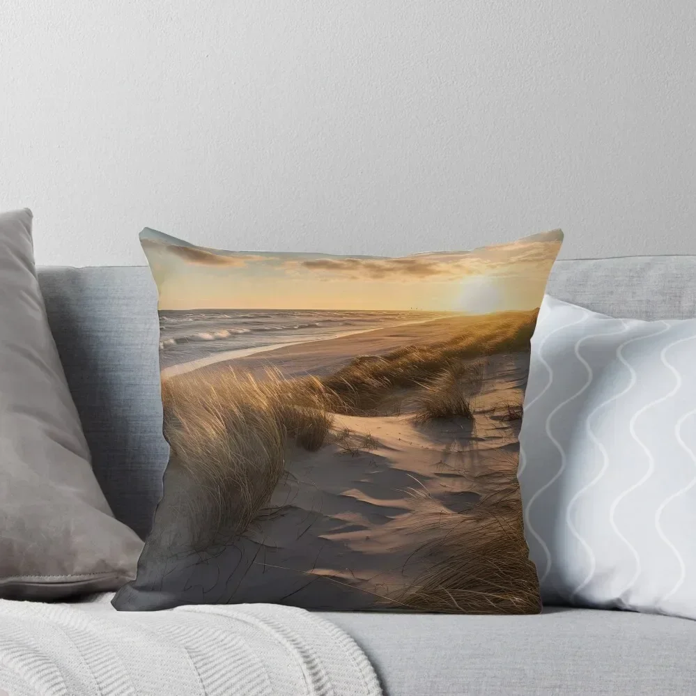 Beautiful stand on the Baltic Sea Throw Pillow Couch Pillows Cushions Home Decor bed pillows pillow