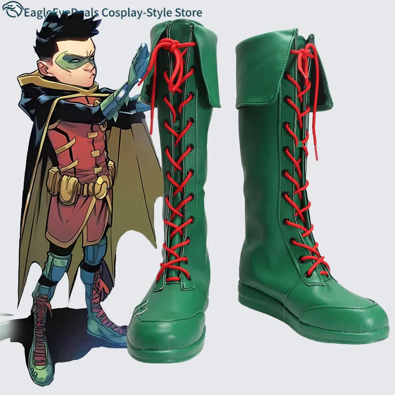

DC-Nightwing Cosplay Costume Accessories & Shoes Prop Set: Escrima Sticks, Eyepatch, Comic-Accurate Replica Gear For Wen Women