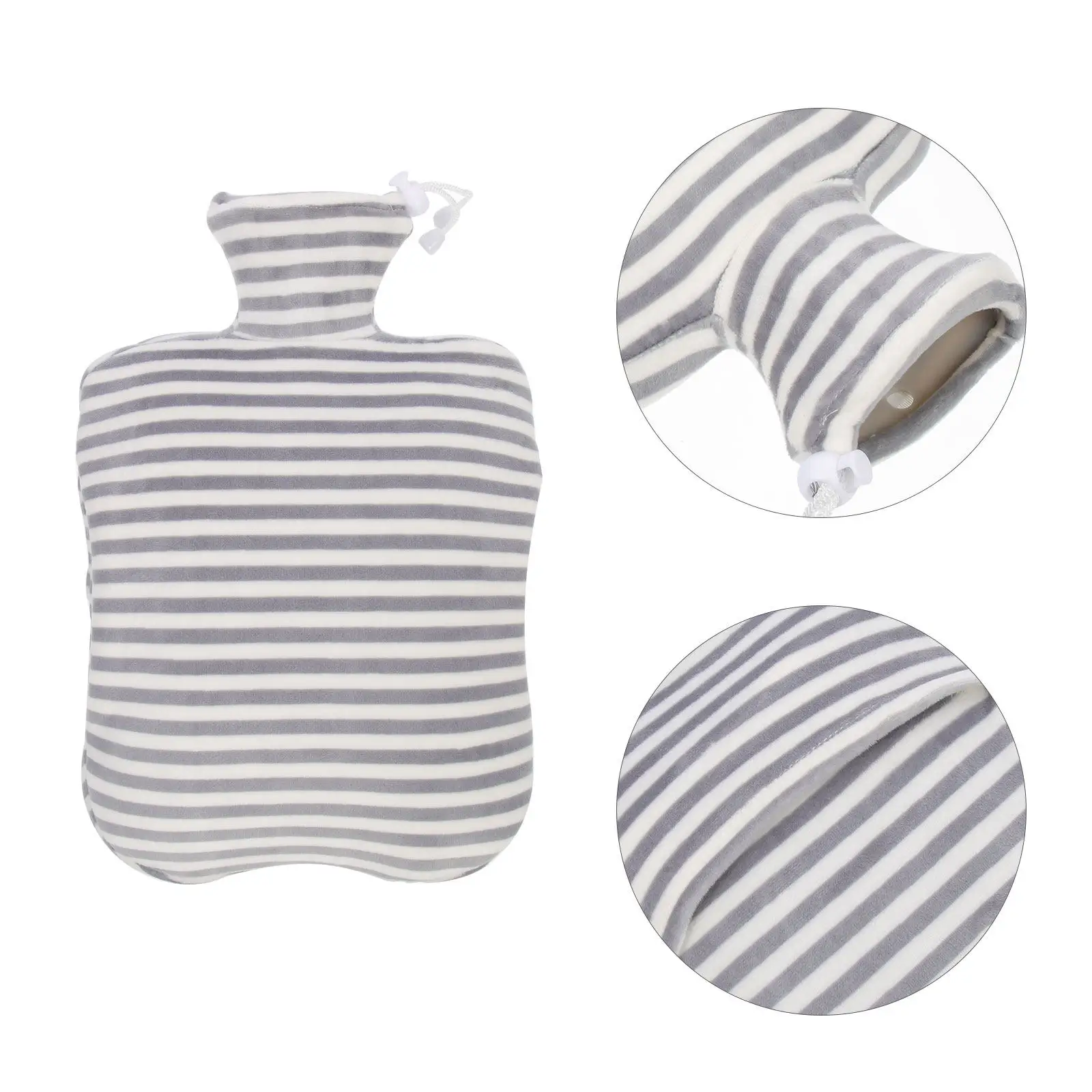 

2000Ml Refillable Hand Warmer Hot Water Bag Scientific Safety Design Muscle Pain Relief Winter Supply Reusable Warm Water Bottle