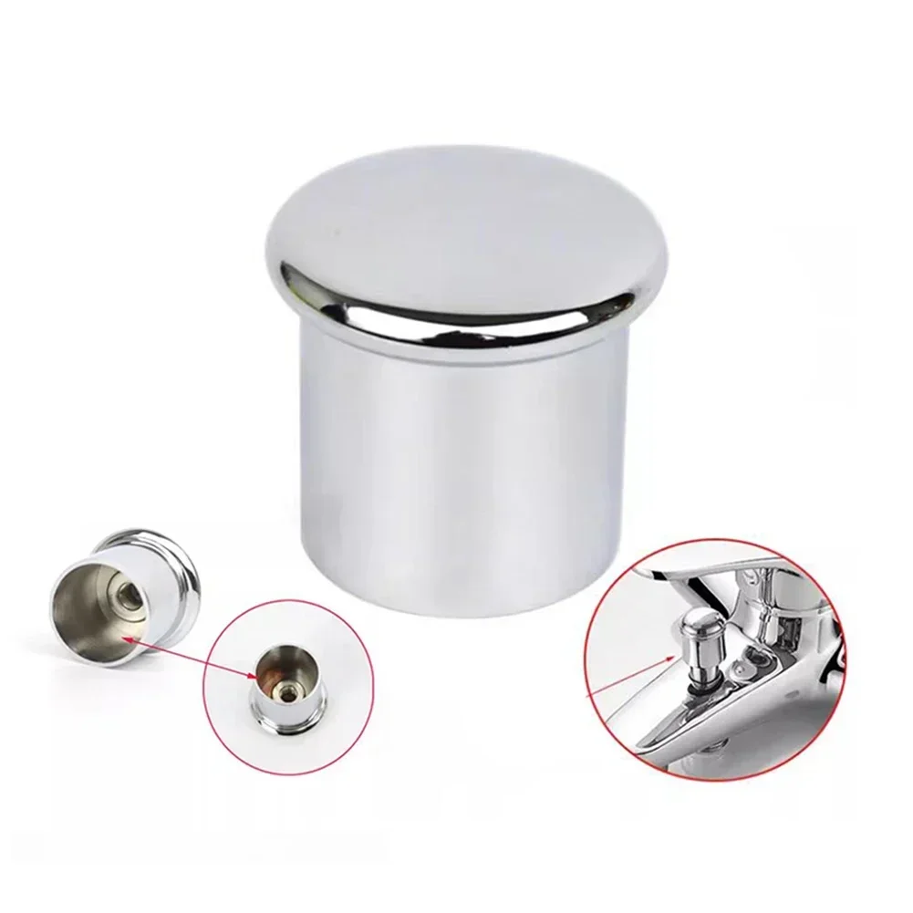 1x Copper Shower Faucet Pull Cap Faucet Water Outlet Switch Pull Switch Replacement  22*19.5mm/20*18mm