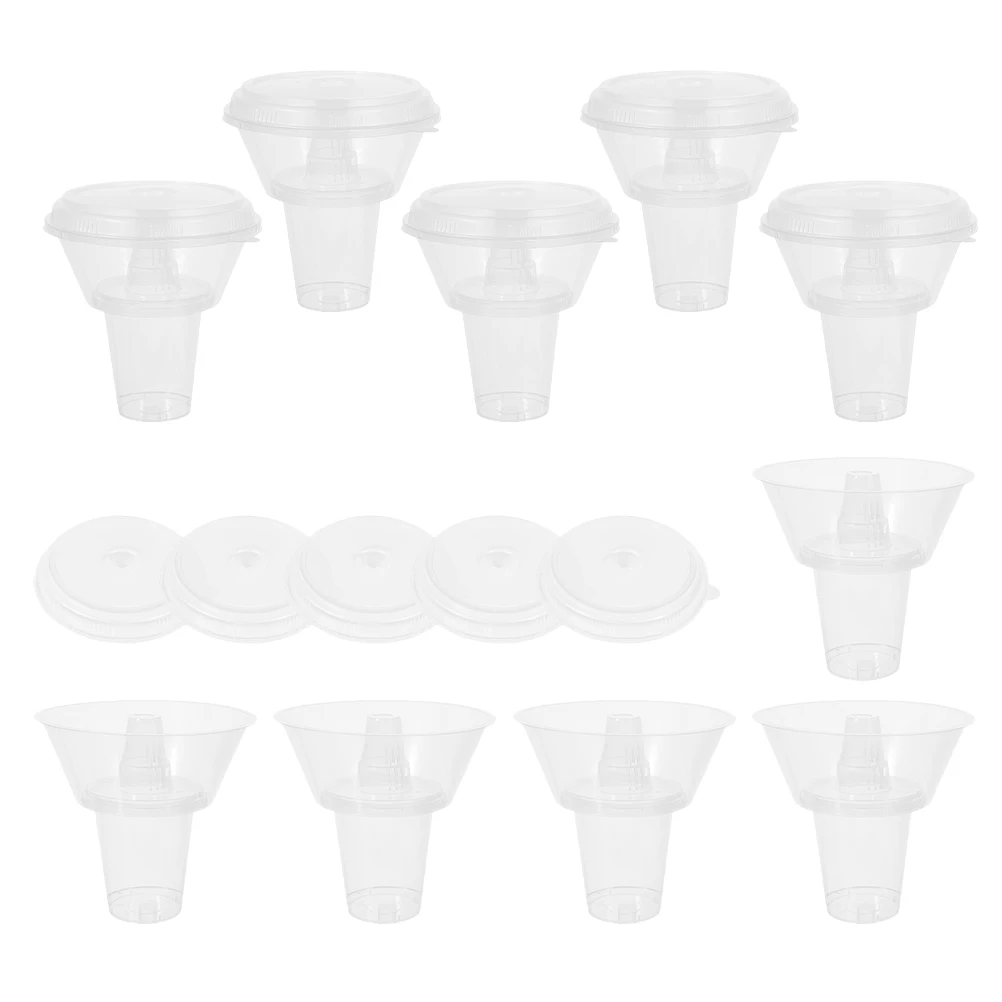 

Creative Hotpot Bowl Holder Portable Food Cup PP Party Set Compact Leakproof Durable for Popcorn Fries Chicken