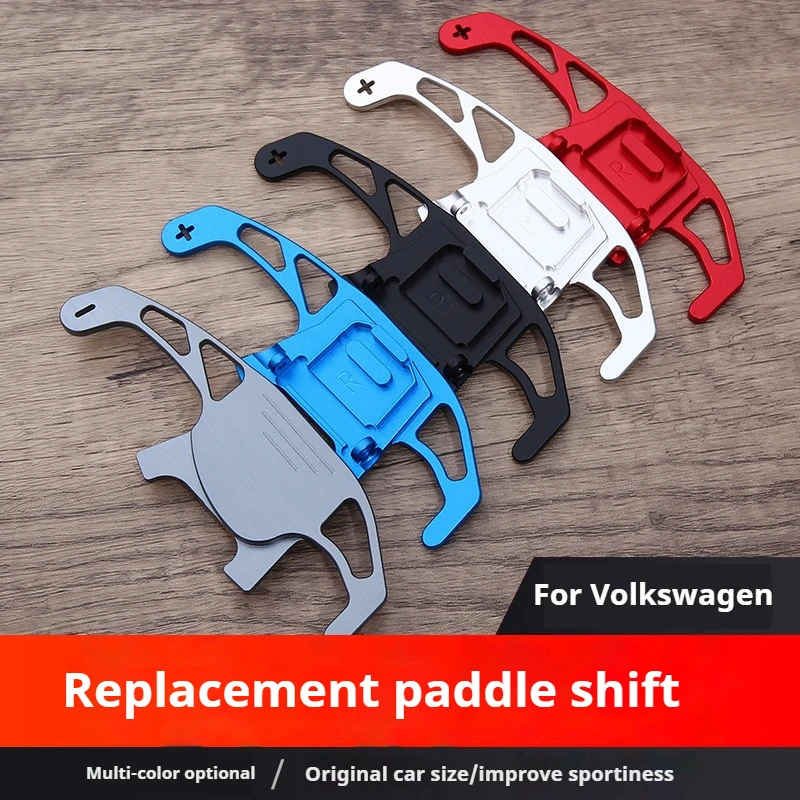 2pcs Car Steering Wheel Shift Paddle Extension Aluminum Alloy Shifters For VW Golf 7 Scirocco Sagitar Lamando Bora POLO GTI
