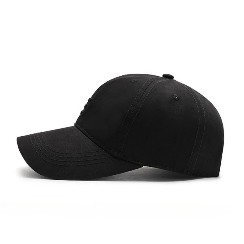 Baseballkappen mit dreifach horizontalen Sticklinien, Frühling und Herbst, verstellbare Freizeithüte für den Außenbereich, Sonnenschutzhut – Detail 8